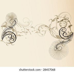Illustration of a decorative background