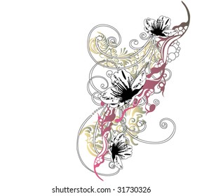 Illustration of a decorative background