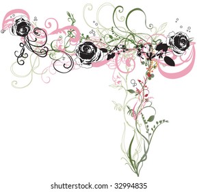 Illustration of a decorative background