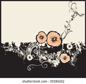 Illustration of a decorative background