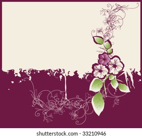 Illustration of a decorative background