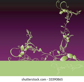 Illustration of a decorative background