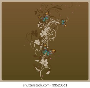 Illustration of a decorative background