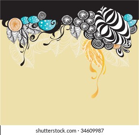 Illustration of a decorative background