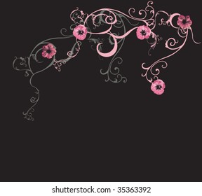Illustration of a decorative background