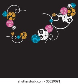 Illustration of a decorative background