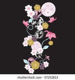 Illustration of a decorative background