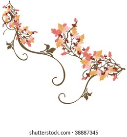 Illustration of a decorative background