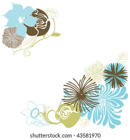 Illustration of a decorative background