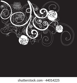 Illustration of a decorative background
