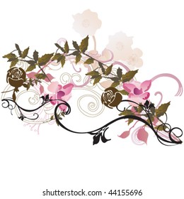 Illustration of a decorative background