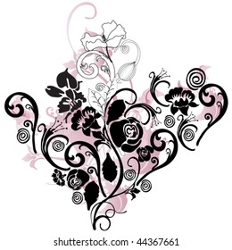 Illustration of a decorative background