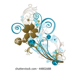 Illustration of a decorative background