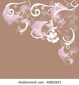 Illustration of a decorative background