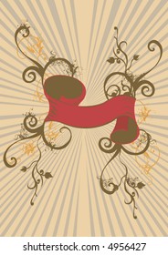 Illustration of a decorative background