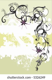 Illustration of a decorative background