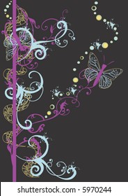 Illustration of a decorative background
