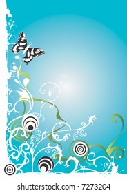 Illustration of a decorative background