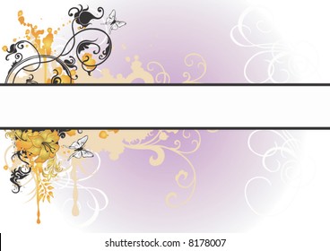 Illustration of a decorative background