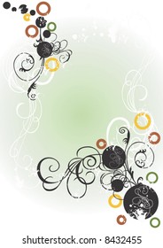Illustration of a decorative background
