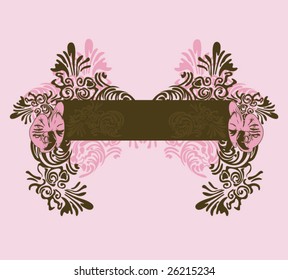 Illustration of a decorative frame