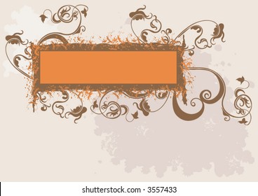 Illustration of a decorative frame