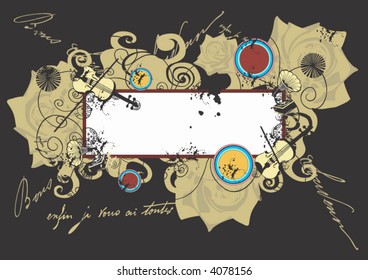 Illustration of a decorative frame