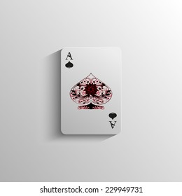 illustration of a decorative peak ACE