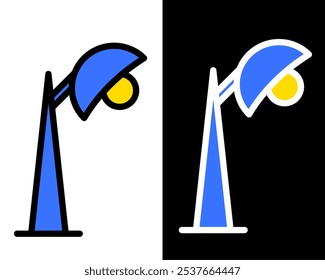 Illustration of decorative table lamps, standing lamps, suitable for decorating work or study rooms