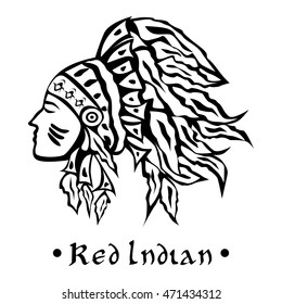 the illustration dedicated to the American Indians.