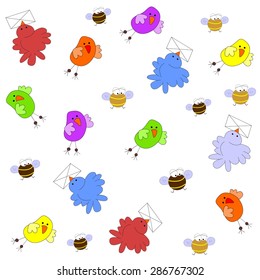 the Illustration dedicated to the children's background.
