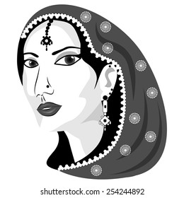 the Illustration dedicated to the east woman.