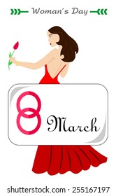 the Illustration dedicated to the eight of march.