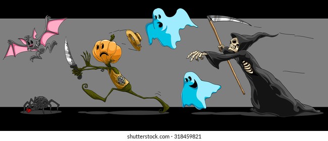 Illustration dedicated to Halloween