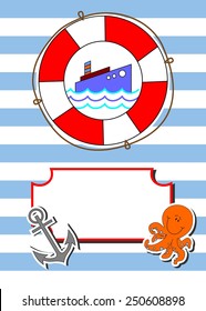 the Illustration dedicated to the sea.