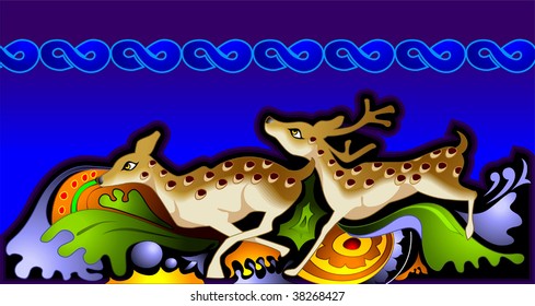 Illustration of deer