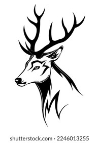 Illustration of a deer vector