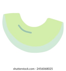Illustration of a deformed cute melon