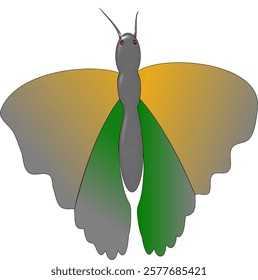 An illustration of a delicate butterfly with vibrant, intricate wings. This design captures the essence of nature’s beauty, symbolizing transformation, freedom, and the fleeting elegance of life.