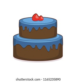 Illustration of a delicious cake