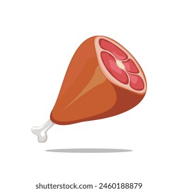 illustration of delicious grilled meat