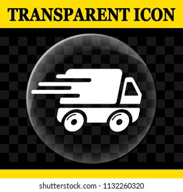 Illustration of delivery vector circle transparent icon
