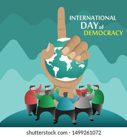 Illustration of Democracy for International Day of Democracy