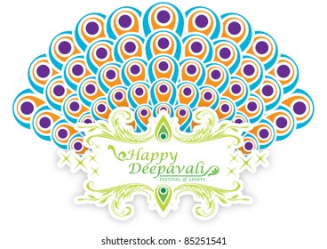 Illustration Of of depavali design