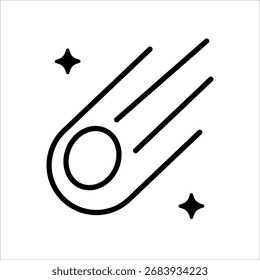 
Uma ilustração representando um atributo do espaço e do universo, sobre um fundo branco