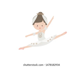 An illustration depicting ballet dance  