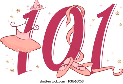 Illustration Depicting the Basics of Ballet Dancing - Ballet Dancing 101