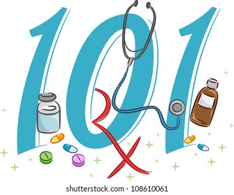 Illustration Depicting the Basics of Pharmacology - Medical 101