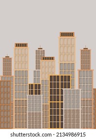 an illustration depicting the city