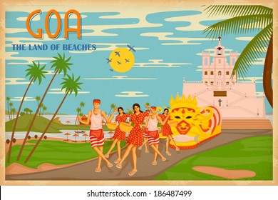 55 Carnival Goa Stock Vectors, Images & Vector Art | Shutterstock